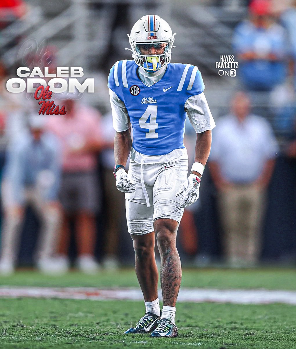Hayesfawcett3's tweet image. BREAKING: Alabama True Freshman transfer WR Caleb Odom has Committed to Ole Miss, he tells @on3sports

The 6’5 227 WR will have 3 years of eligibility remaining 

Was ranked as a Five-Star Recruit in the ‘24 Class (per On3)

on3.com/transfer-porta…