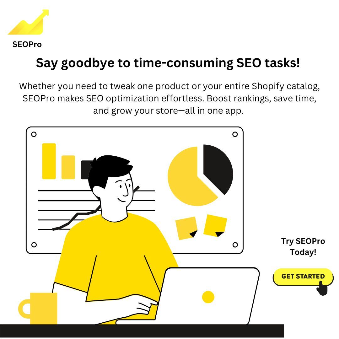 getSEOPro's tweet photo. Say goodbye to tedious SEO tasks!
SEOPro simplifies Shopify SEO with bulk edits, AI insights &amp; automated alt-texts. Try it now: https://t.co/kts1XVhyO3 
#ShopifySEO #SEOPro https://t.co/AZtlzsh7e6