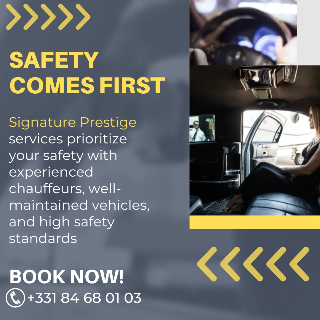 SignPrestige's tweet photo. We care for your Safety and class-Signature Prestige

#Services #Chauffers #Travels https://t.co/AApQKcNHZd