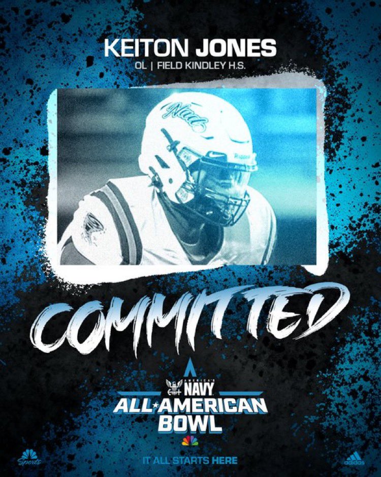 Officially invited committed to the Navy All American Bowl and am blessed with the opportunity to play.