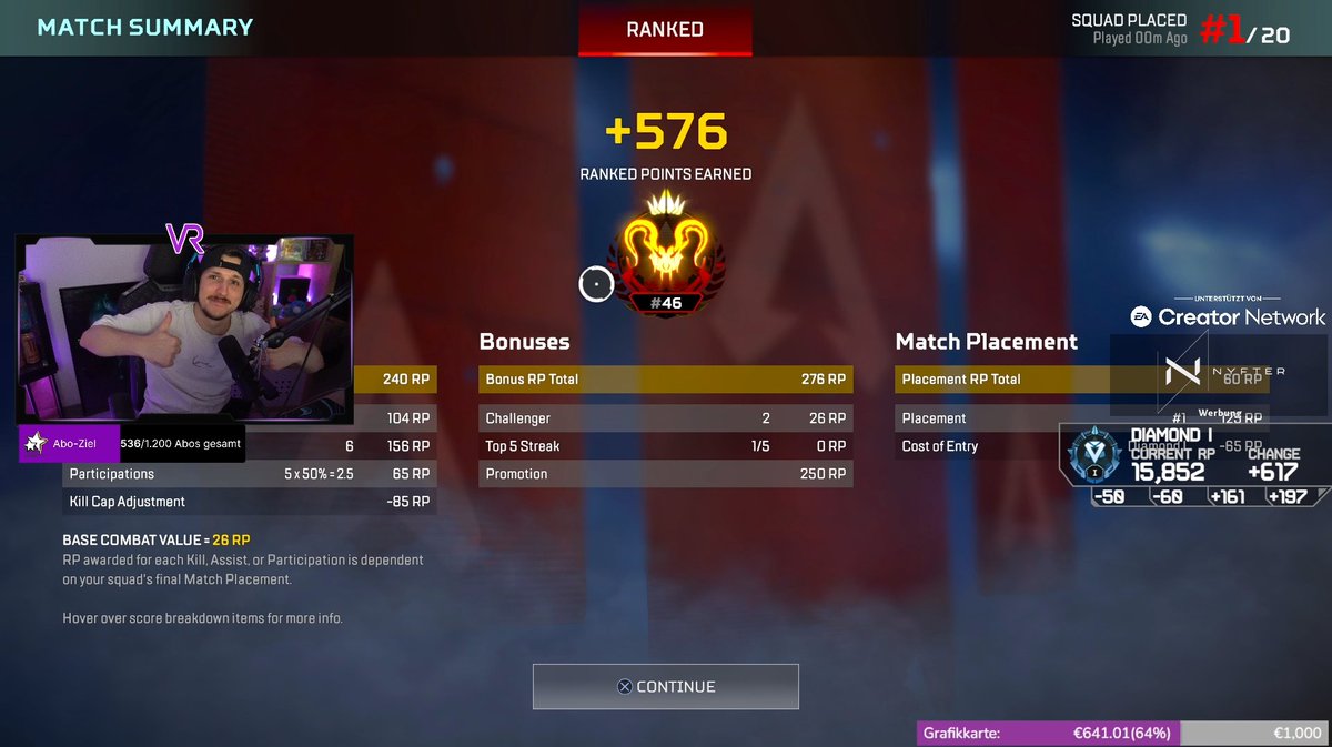vRement (@vrementv) on Twitter photo New Split = New Pred | Passion never Ends for this game but pls <a href="/PlayApex/">Apex Legends</a> you need to hurry to fix your game! New Split = New Pred | Passion never Ends for this game but pls <a href="/PlayApex/">Apex Legends</a> you need to hurry to fix your game!
