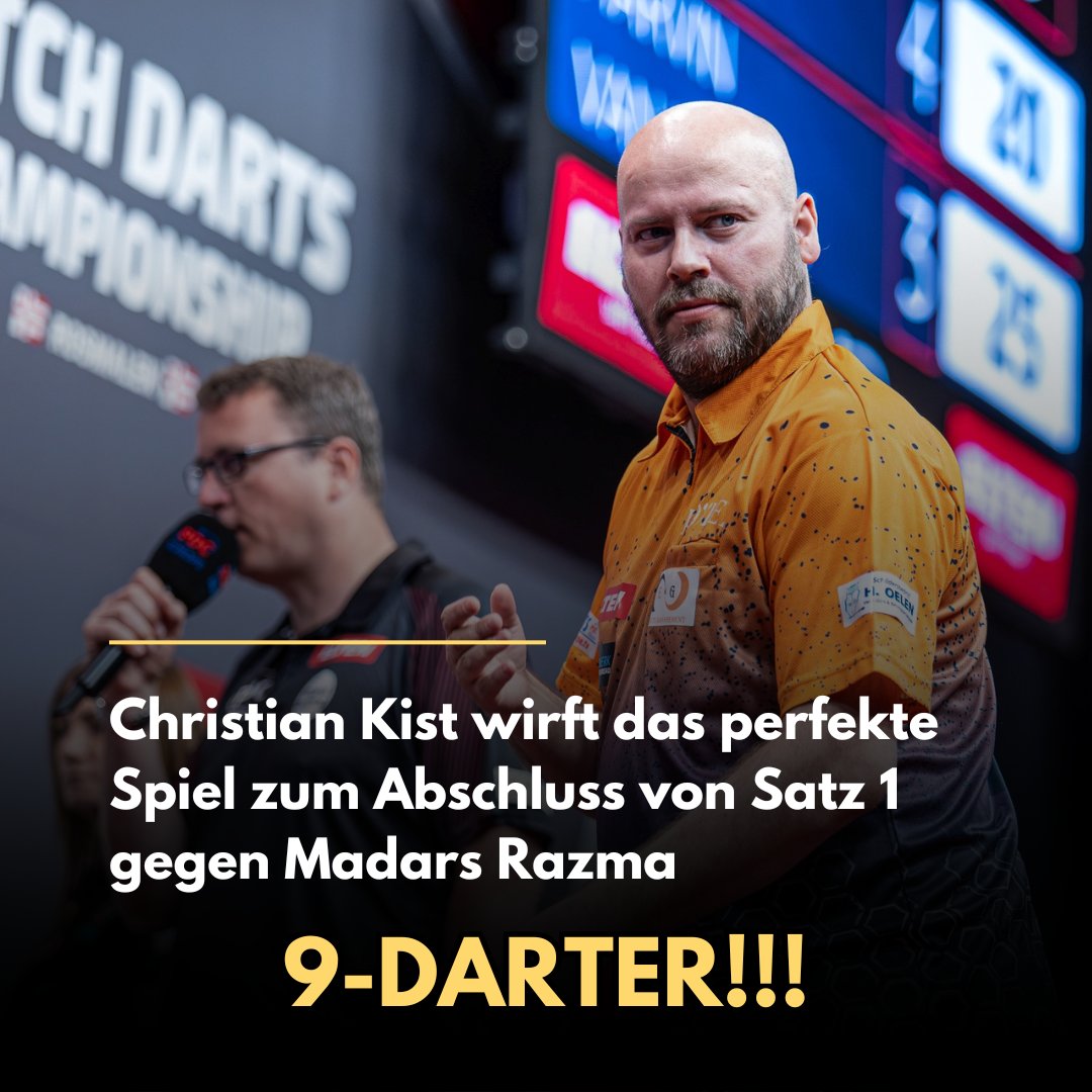 dartn_de's tweet photo. +++ 9-DARTER CHRISTIAN KIST +++
Christian #Kist mit dem 9-Darter gegen Madars Razma!
#darts #dartswm #dartzn #9darter #perfectleg #pdc #pdcwm https://t.co/d0wIY5yCeA