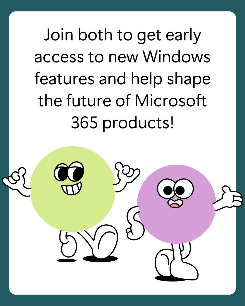 windowsinsider's tweet image. We're seeing double! 👀 Did you know about our friend, the Microsoft 365 Insider Program? @Msft365Insider #Windows #WindowsInsider #WIndowsInsiderProgram #Microsoft #TwinDay