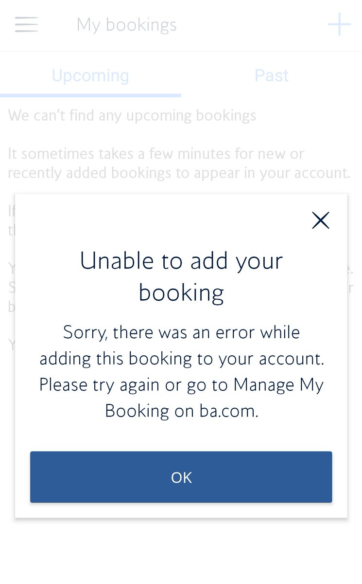 martilp90's tweet photo. @British_Airways I've been trying to check in for my tomorrow flight from Heathrow to Venice VCE but the app logged me out saying there was an issue, now I logged back in and it's impossible to view my booking and therefore to check in. What's happening? https://t.co/tX6dacw2Ua