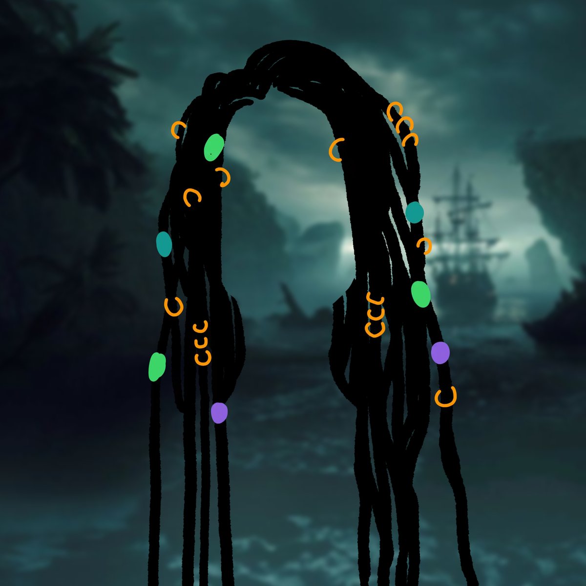 I’m a big fan of Pirates of the Caribbean, so we just had to add this trait inspired by Tia Dalma. 

She’s one of my favorite characters - so mysterious and full of magic, with this wild, untamed vibe that’s just unforgettable. I love how she feels so connected to the sea, like