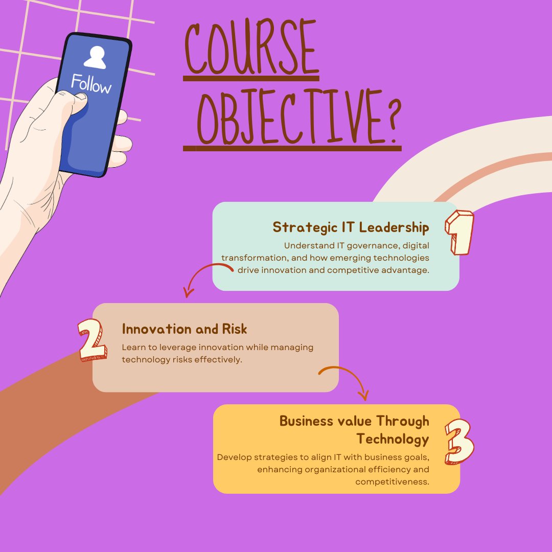 Insight_AIEd's tweet image. 🚀 Excited to announce our newest course: Technology Strategy! 🌐 Master IT governance, digital transformation, and emerging technologies to confidently lead your industry. 🔑💡
#InnovationLeadership #DigitalTransformation #NewCourseLaunch