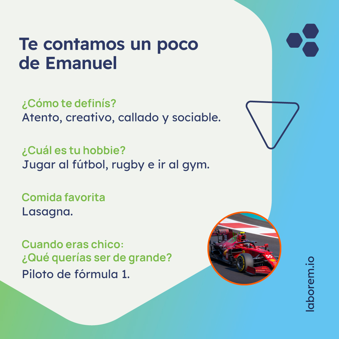 CLaborem's tweet image. ☺️ ¡Les presentamos a Emanuel!

🙌 ¡Gracias por ser parte de nuestro equipo!

#Laborem #ProcesoDeControl #ControlDeContratistas #GestiónDocumental #ControlDeProveedores #TransformaciónDigital #ControlDocumental #ResponsabilidadSolidaria #EmpresasContratistas  #Argentina