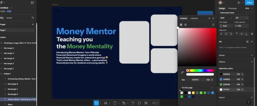 MoneyMentorsApp's tweet photo. Day:5🥳
Sneak peek alert! 🚨 We're cooking up something amazing! 🍳 Take a first look at our app's wireframe and stay tuned for the big reveal! 🎉 #MoneyMentor #Coming soon #JAIAHackmas https://t.co/pVlIgsjd2M