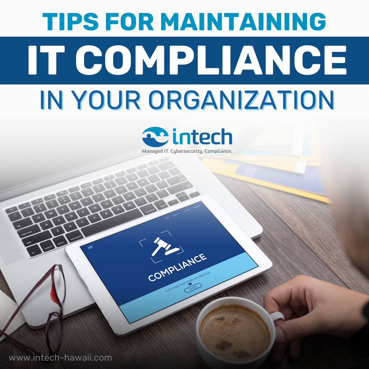 IntechHawaii's tweet photo. 🔍 Conduct regular risk assessments
🔒 Limit access to sensitive data
📋 Document policies for clarity
🛠️ Keep systems updated
📚 Train your team on compliance
Protect your business with Intech Hawaii’s tailored solutions. https://t.co/UtJigNUj9C
#ITCompliance #Cybersecurity https://t.co/PUCbQusNan