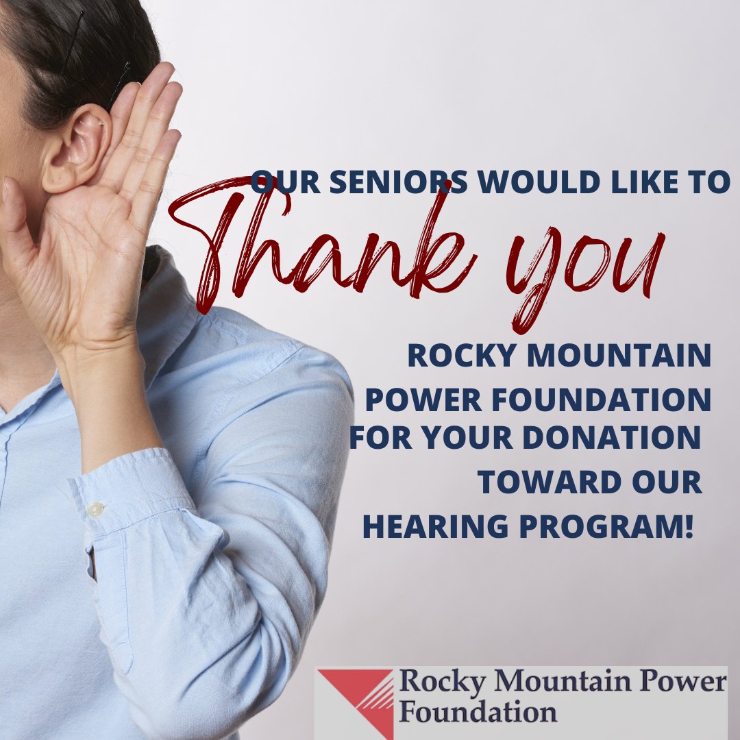 SeniorCCF's tweet photo. Thank you @rockymountainpower Foundation for your ongoing financial support. Your generous donation has a profound impact, improving the lives of seniors here in Utah. :) https://t.co/s91DkwPOGo
