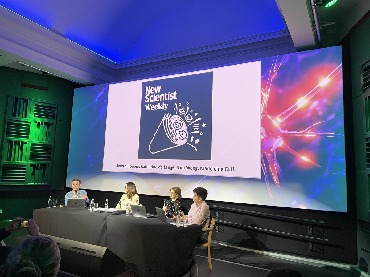 janesutton4's tweet image. Great fun tonight @sciencemuseum Christmas Lates and a treat to be at recording of @newscientist podcast with the excellent @rowhoop @catdl @MadeleineCuff @SamWong1 #createthefuture