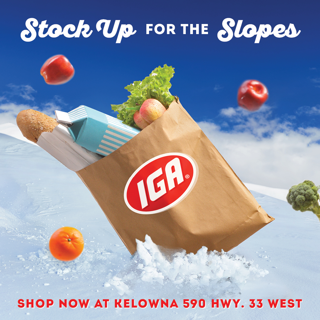 IGAStoresBC's tweet photo. You can order everything you need from IGA Kelowna to fuel your mountain days! Skip the hassle and stock up before you hit the slopes! Place your order online now: https://t.co/j1Uohu0B17

#BigWhite #BigWhiteSkiResort #IGAKelowna #Kelowna #FuelForTheSlopes #SkiSeasonEssentials https://t.co/7ia9Cau5rr