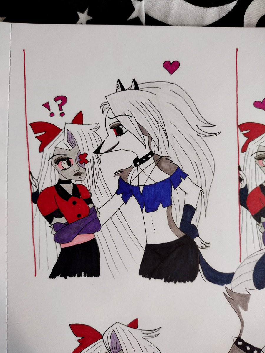 spookybecca2000's tweet photo. Some Voona for this lazy wednesday 💙💜💙💜
#HazbinHotel #HelluvaBoss #loonaxvaggie #voona https://t.co/3WxZUhjQx9