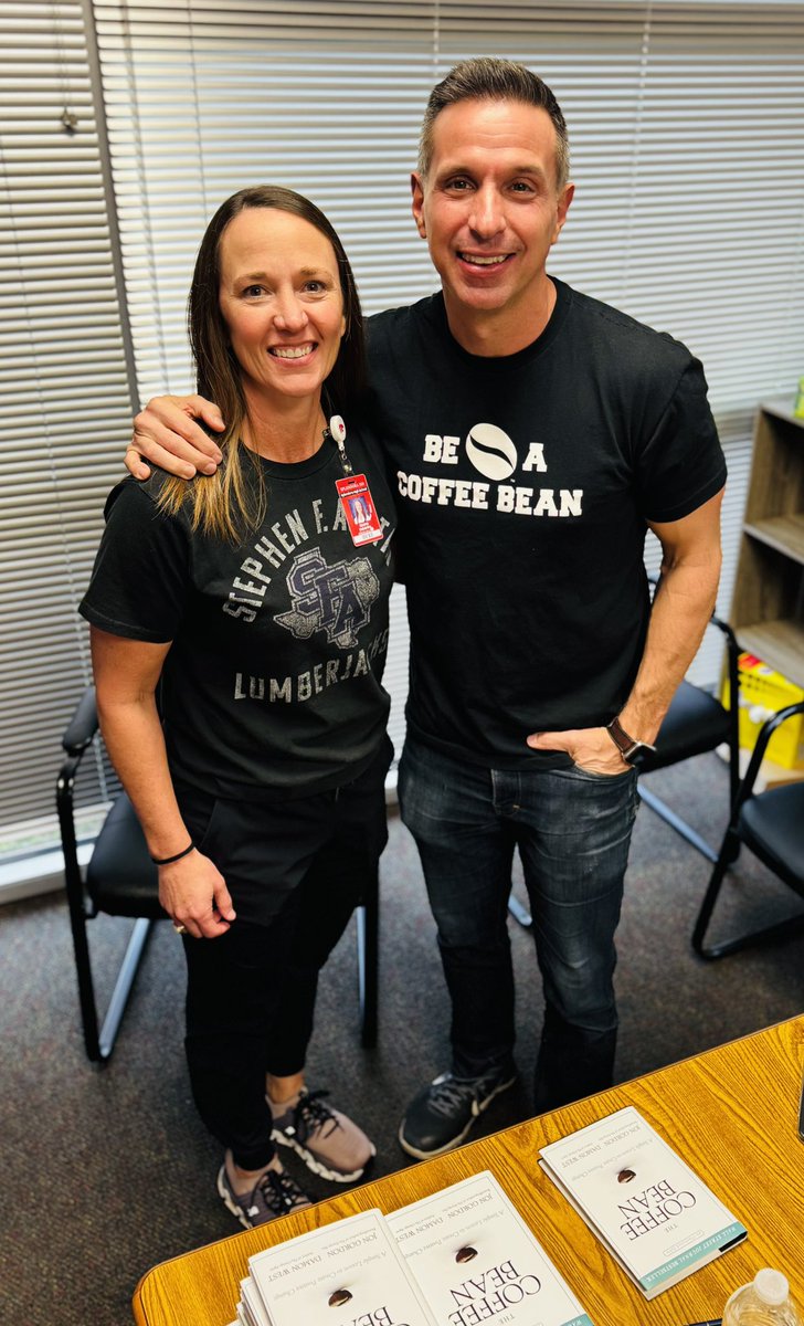 Great day <a href="/SplendoraHigh/">Splendora High School</a>  I’ve been a fan of <a href="/damonwest7/">Damon West</a> for a few years now. If you don’t know his story you should! Got the opportunity to hear him in person today. Be a coffee bean!