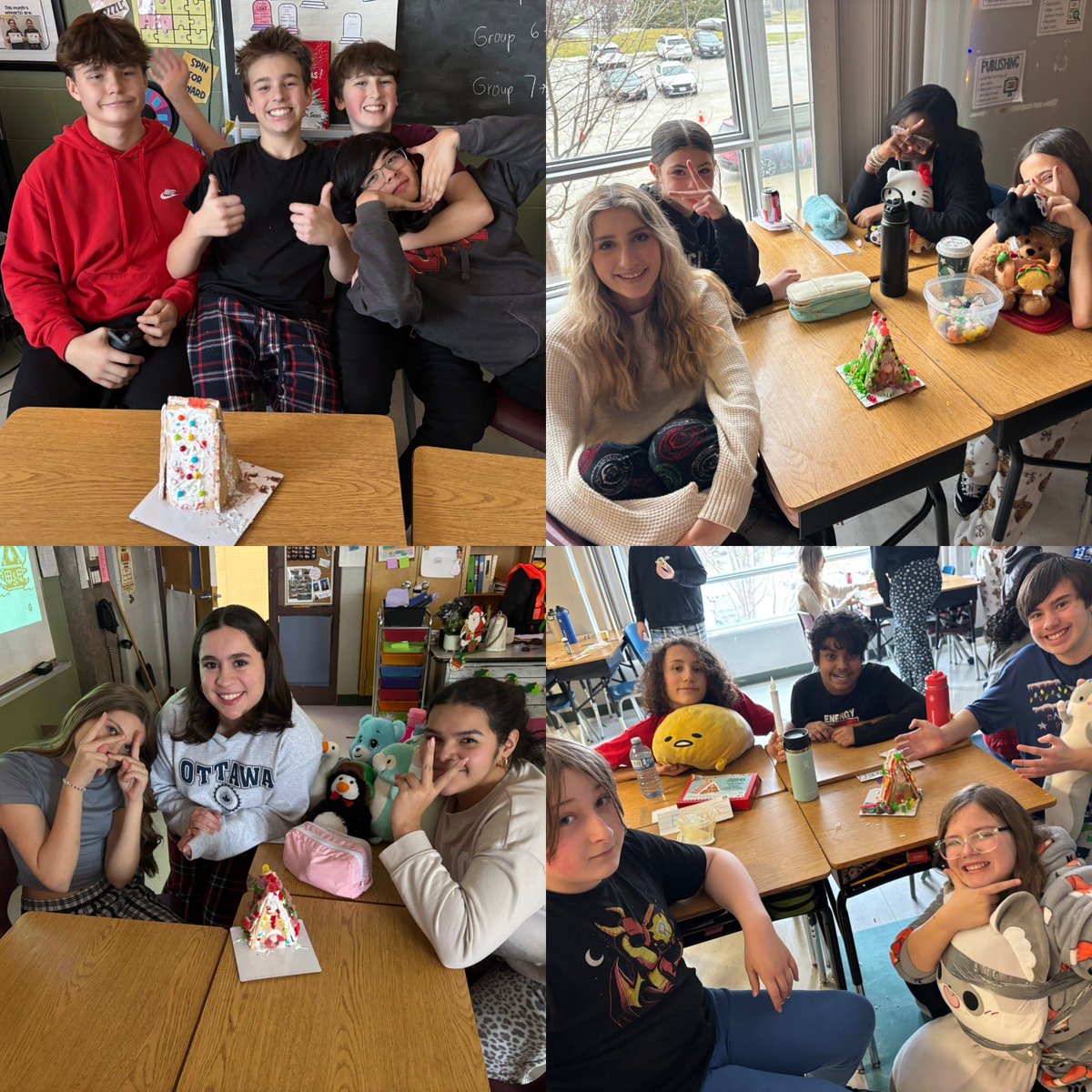 Gingerbread House making fun! 🎄