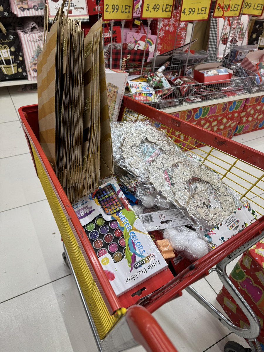 Today we went shopping for the beneficiaries at the Doris Center for adults with disabilities 💚 

If you want to spend some time with us and bring a little joy, join us at 3 PM, Bulevardul Iuliu Maniu 11, Bucharest.

DM if you’re coming.

Let’s make it a special day together! 🎄