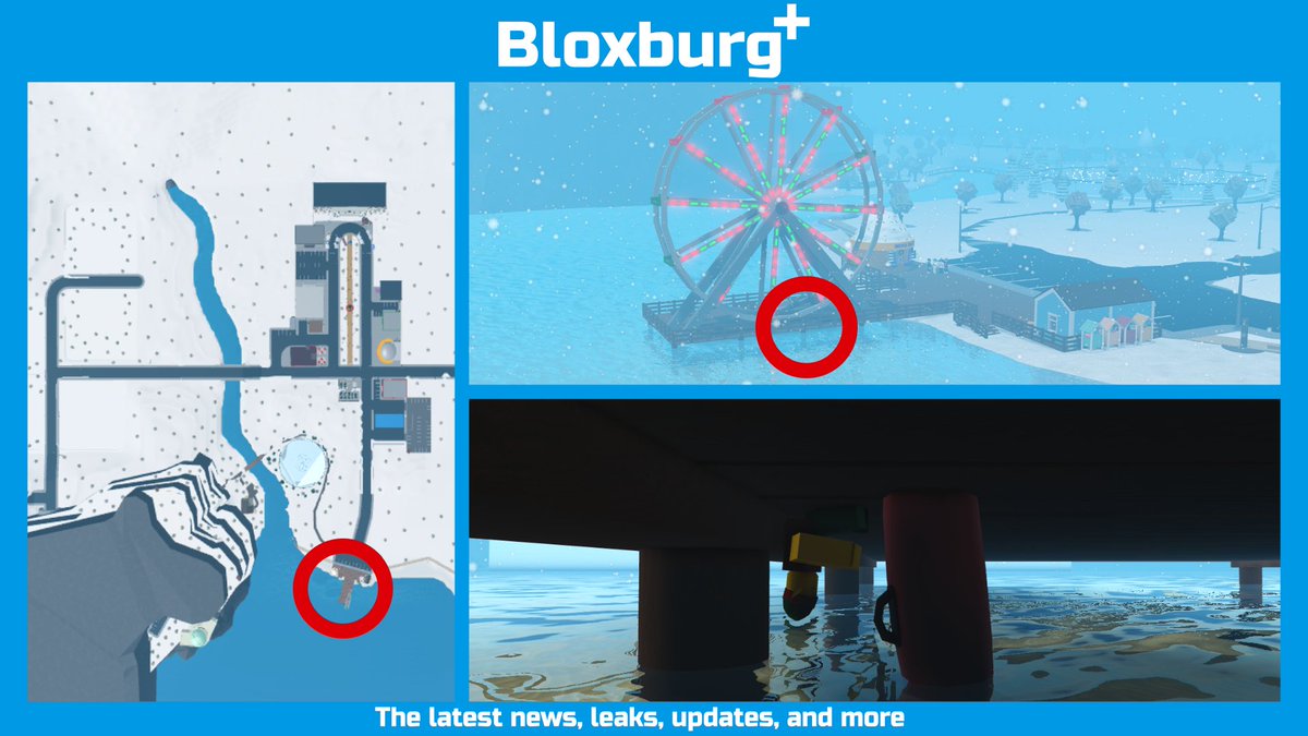 Bloxburg Elf Hunt Day 11

The elf is hiding beneath the pier, upside down near a pole! Bring it an inner tube sled to earn 2,000 Money.