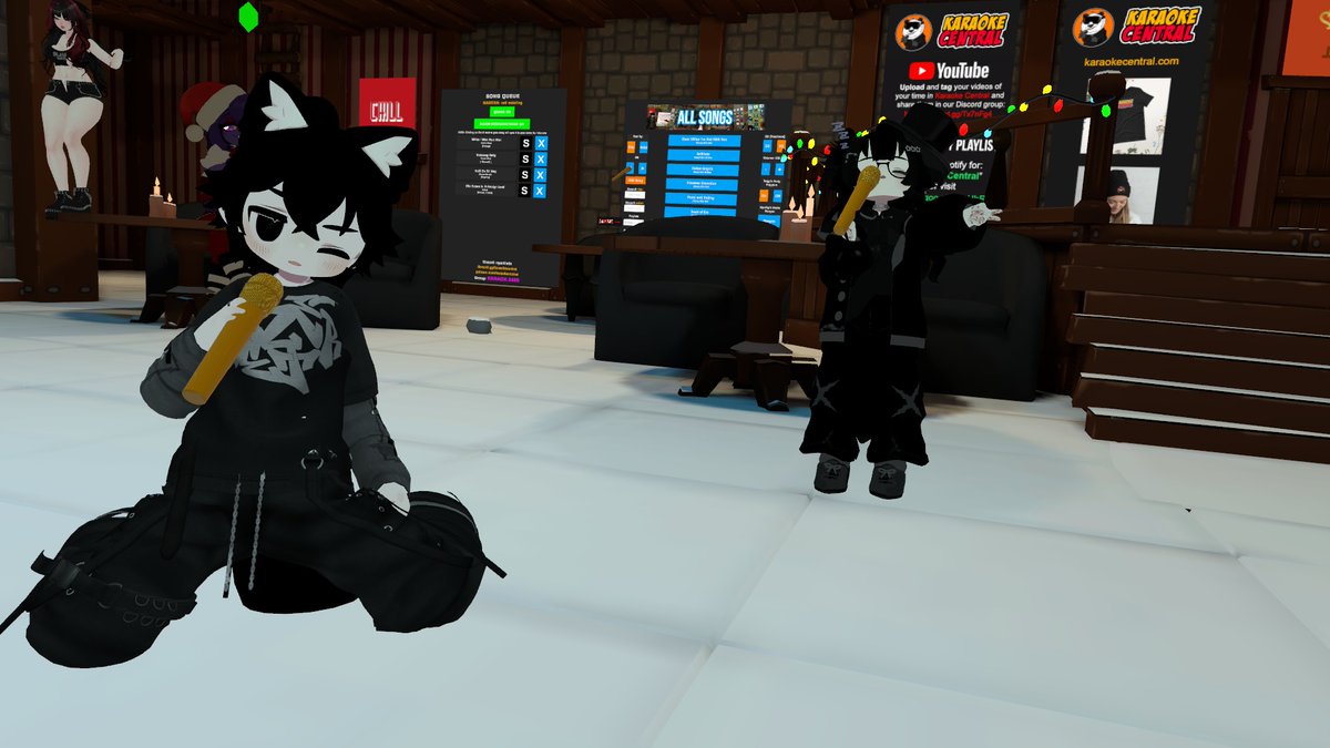 A_MayzingVR's tweet photo. Just some #pics from last week's  #MaybeeMadness. We had tons of fun just singing and vibing! We hope to see you at the next #Event on #VRChat! Until then! I hope to see you amongst the stars, #Mayzing out 💜💫 https://t.co/6fuBndDZdq