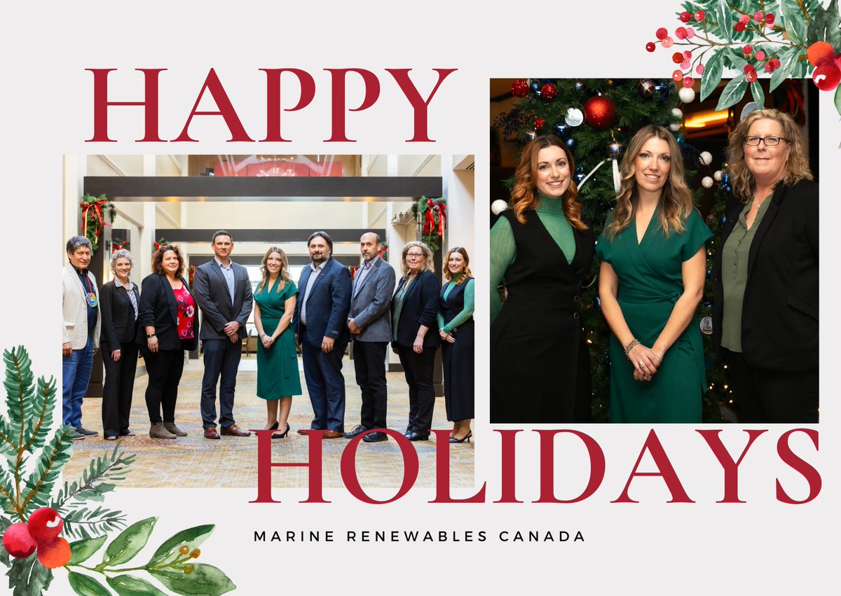 Canadian_MRE's tweet photo. Happy Holidays from all of us at Marine Renewables Canada! β¨π
We're grateful to our #MRCmembers and the #MarineRenewableEnergy community for your incredible contributions in 2024. Excited to continue driving progress together in the year ahead!
π
Please note: The MRC office will be closed from December 23rd to January 3rd. See you in the new year!
