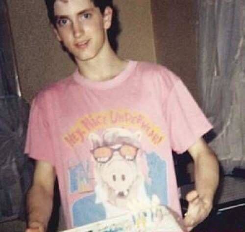 historydefined's tweet photo. Eminem when he was 18 years old. https://t.co/2JZ2tiJMEY