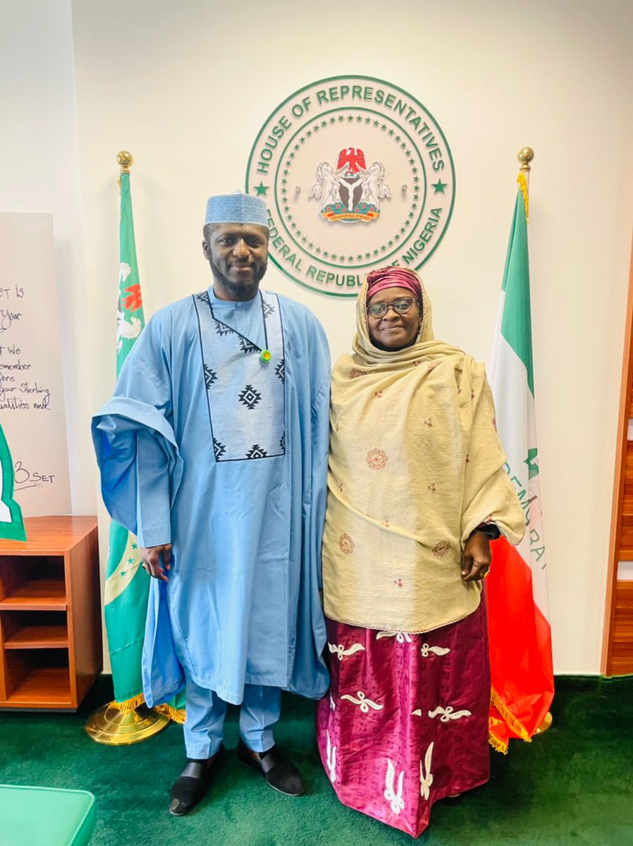 Adamutanko's tweet photo. I had the honor of hosting Prof. Sa’adiyya Sani Daura, the newly appointed Director General of the National Teachers’ Institute (NTI), in my Abuja office.

Our discussions focused on exploring ways to collaborate and support NTI’s mission of enhancing teacher training. https://t.co/MnD56Tj0FH