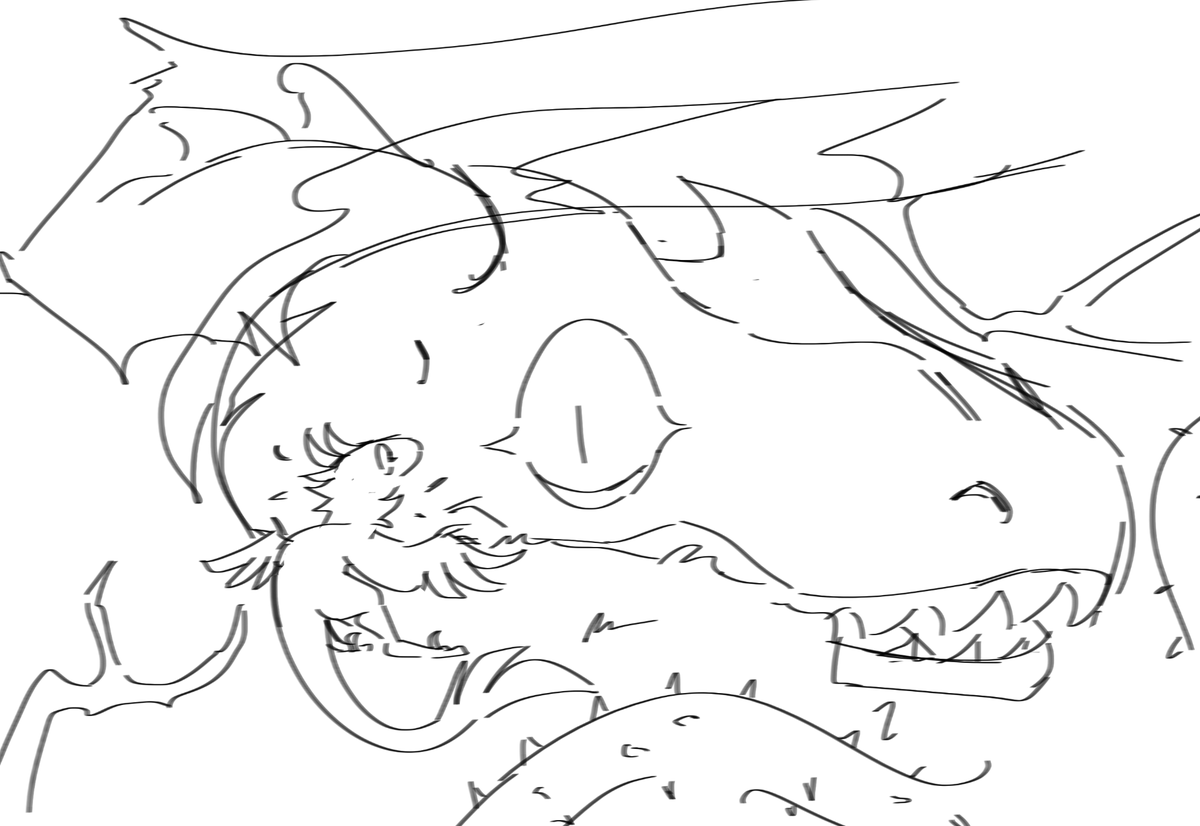 Maskiidoodle's tweet image. The antagonists of my film went through a lot of changes, especially as the film concept itself changed. Some antagonist concepts include a Carnotaurus, and an Allosaurus. Ultimately they got scrapped due to time constraints

#FirstHunt #Conceptart
