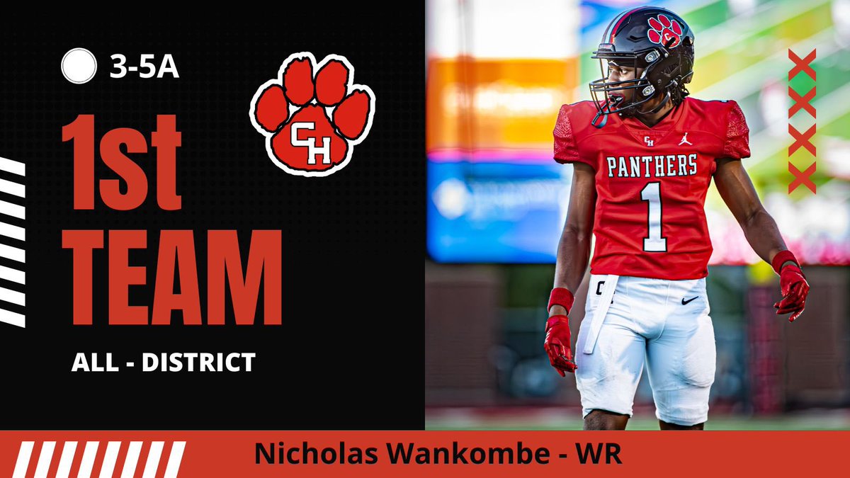 Cody Spence (@cody_spence1) on Twitter photo 1st team all district receiver who stepped up big time this year! Played every game and went from inside receiver to the outside when we needed him! Played every single receiver position. Very proud of you and your accomplishments.
<a href="/nickwankombe1/">Nicholas Wankombe</a> <a href="/CHHS_FOOTBALL/">CHHS Football</a> <a href="/RecruitCville/">Recruit CHHS Football</a> 1st team all district receiver who stepped up big time this year! Played every game and went from inside receiver to the outside when we needed him! Played every single receiver position. Very proud of you and your accomplishments.
<a href="/nickwankombe1/">Nicholas Wankombe</a> <a href="/CHHS_FOOTBALL/">CHHS Football</a> <a href="/RecruitCville/">Recruit CHHS Football</a>