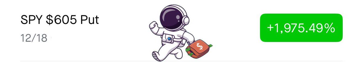 TheOptionauts's tweet image. FROM $1 to $20 SAME DAY🩸

+2000% RUNNER💰

$SPY $QQQ $NVDA $TSLA $AAPL
