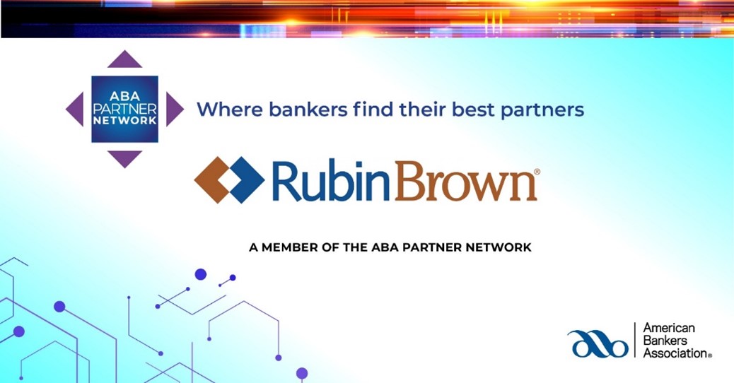 RubinBrown's tweet photo. RubinBrown is proud to announce joining the American Bankers Association. RubinBrown’s IT Risk & Cyber Security teams are dedicated to helping financial institutions enhance their security posture and tackle cyber threats. Learn more: https://t.co/M0adEHQLK0
#ABAPartnerNetwork https://t.co/DqQxnn96BK