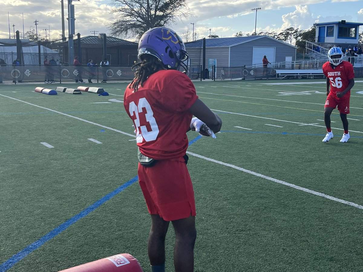 First day of practice for the annual <a href="/NorthSouthFB/">Touchstone Energy Bowl</a> game. 

More on this annual gathering at Doug Shaw at 6 &amp; 11 on <a href="/wpdeabc15/">WPDE ABC15</a> 

<a href="/DericB57/">.</a> <a href="/John_Simmons80/">John Simmons</a> <a href="/bedwards_19/">Blayne Edwards</a> <a href="/TimontiEmanuel6/">TiMonti”Monti” Emanuel💫</a> 
<a href="/AthleticsLCHS/">Lake City Athletics</a> <a href="/MBSeahawks_FB/">MB Football</a> <a href="/HartsvilleFb/">Hartsville Football</a> <a href="/_WilsonTigers/">WilsonTigersAthletics</a>