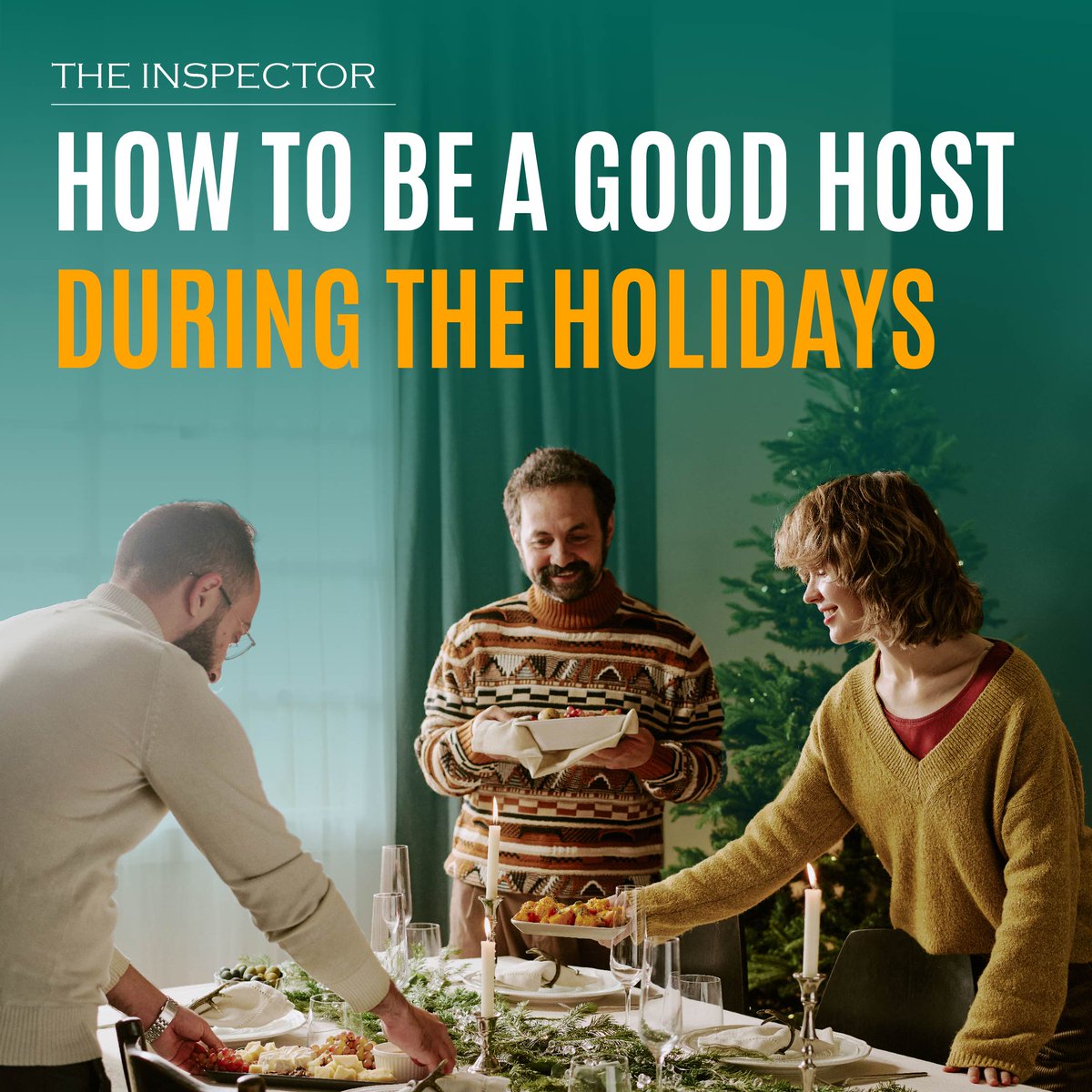 NPIFranchise's tweet photo. Getting nervous about welcoming guests to your home next week? Brush up on your hosting skills at The Inspector blog! #npihome #homefortheholidays #holidayhosting https://t.co/lfSNeqVbQ4 https://t.co/JdEx3cyALO
