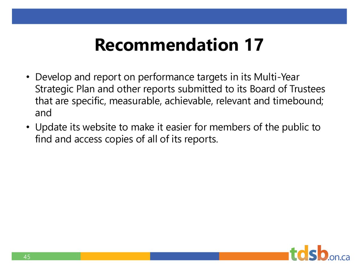shelleylaskin's tweet image. Recent re-alignment of @tdsb annual reports to the directions of the #MYSP - work is underway to establish standardized evaluation targets