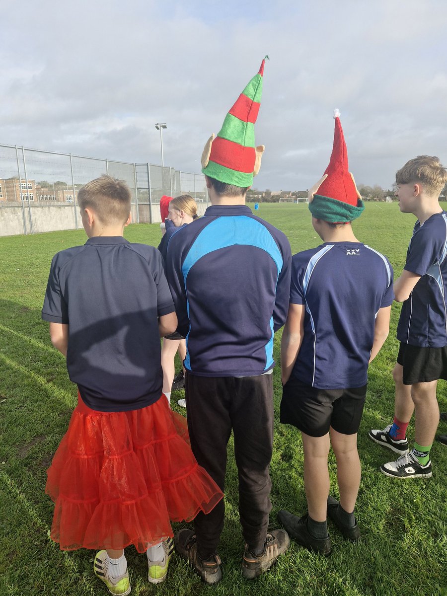 Brilliant fun at today's Santa dash... every student at TGS ran a mile in festive gear!