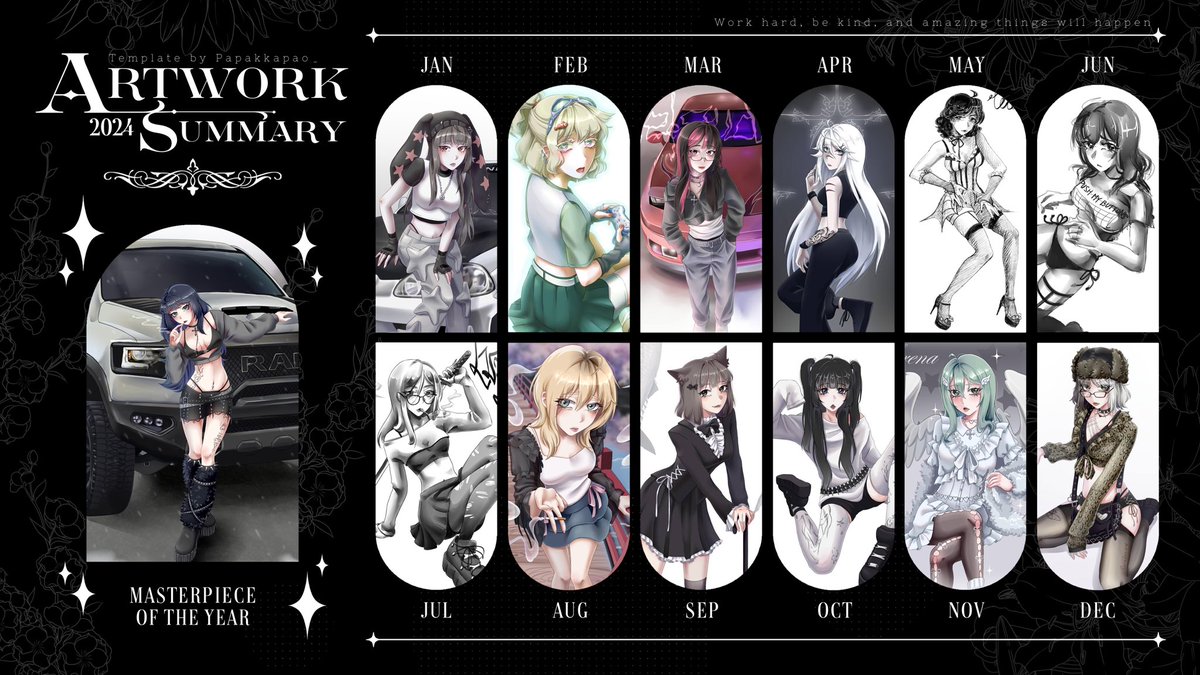 ForloardKanin's tweet image. Artwork summary 2024
#artwork #summary #summaryofart