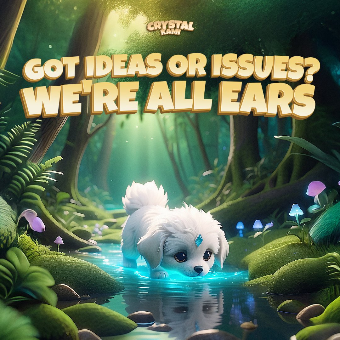 Got Ideas or Issues? We're All Ears 💡

@crystal_kami_support_bot connects you directly with our team.

Quick, simple, no BS: just message the bot or type /support in group chats. Let's make Crystal Kami even better.

👉t.me/crystal_kami_s…
