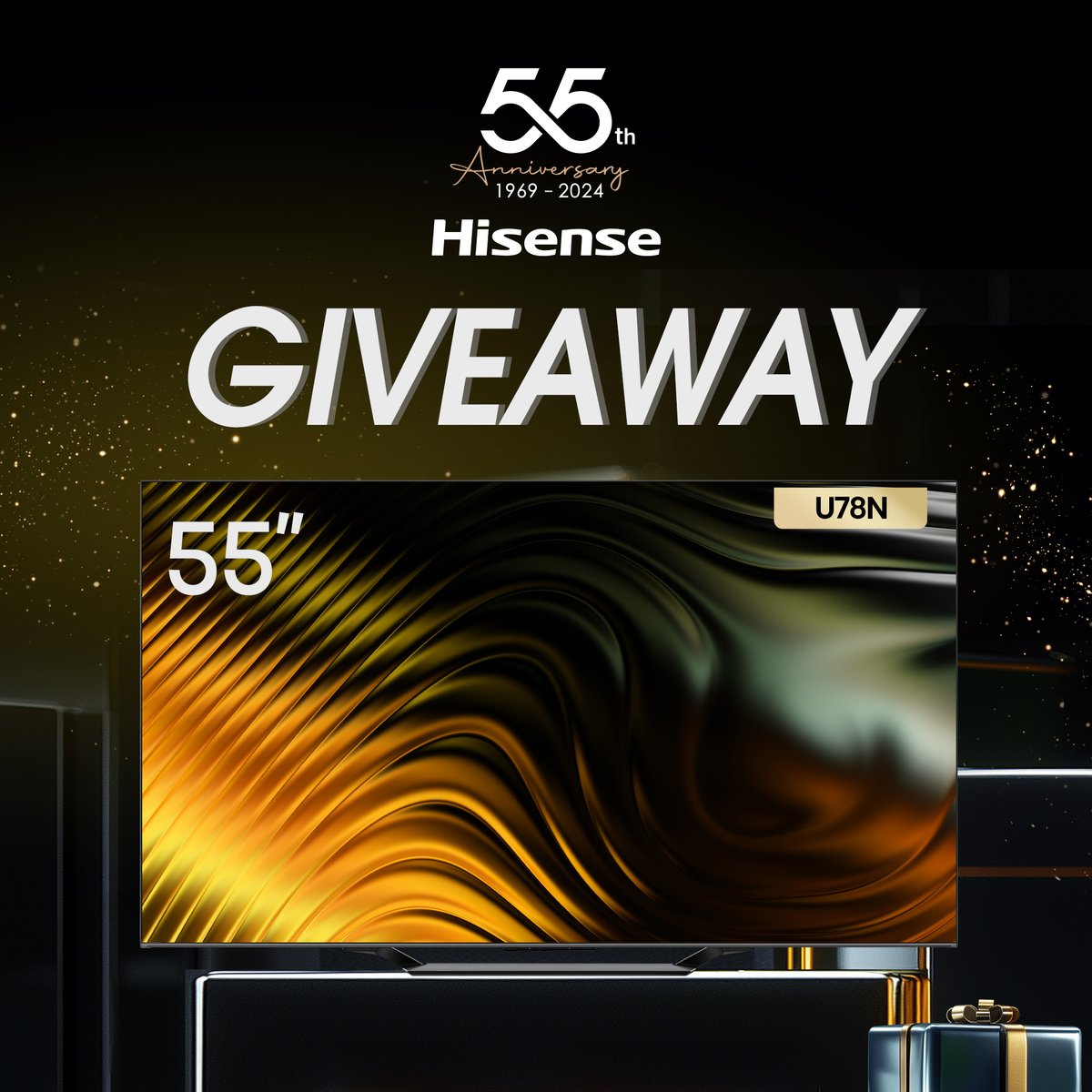 HisenseCA's tweet image. Due to high demand the deadline for submissions has been extended to 2nd January 2025!

🎉 55" Hisense U78N TV 🌟 GIVEAWAY ALERT! 🌟! 🎉

Transform your living room with the ultimate viewing experience! 📺 We’re giving away a stunning 55-inch Hisense U78N to one lucky winner!

👇…