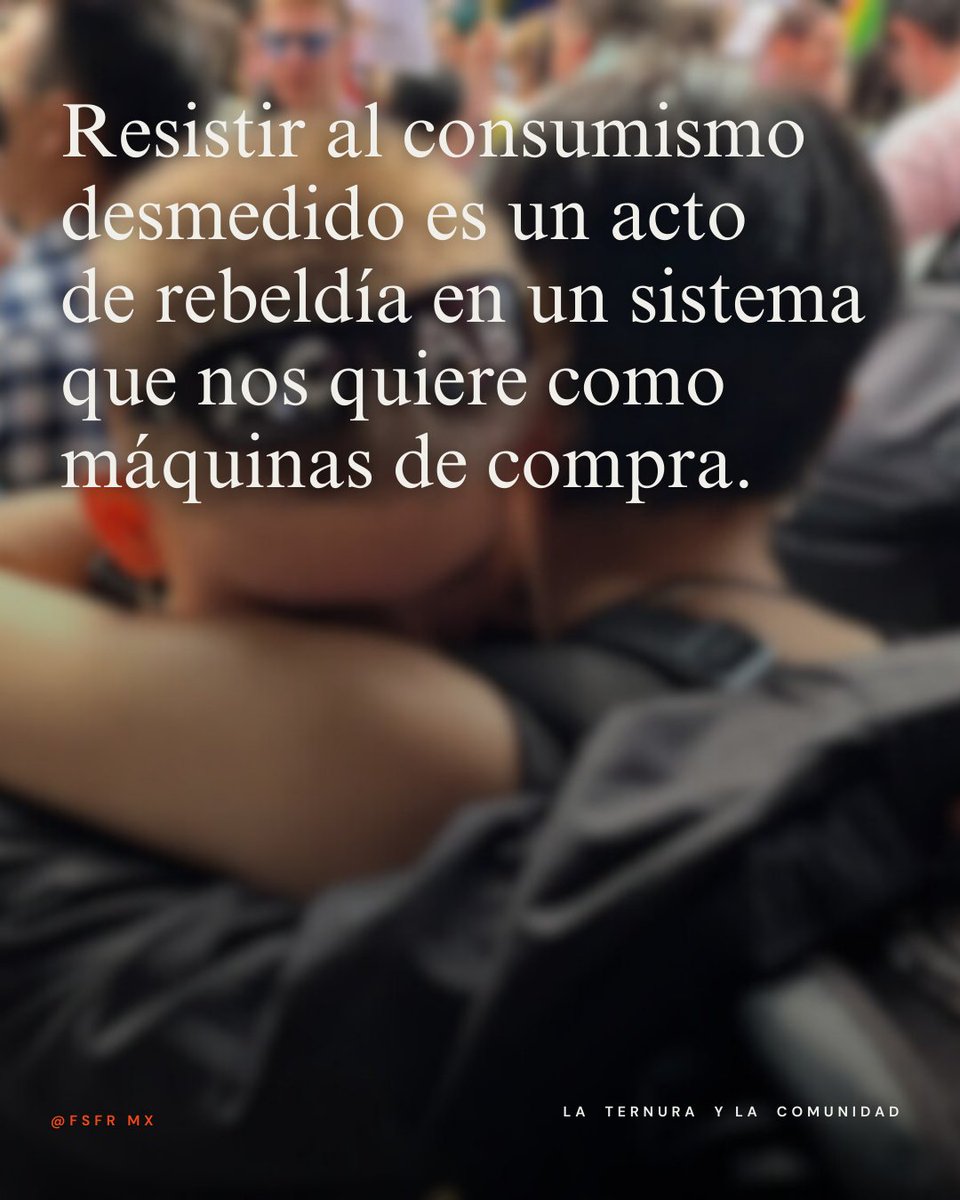 FSFRmx's tweet photo. El consumismo desmedido no sólo impacta al medio ambiente y a las economías más vulnerables, sino que también perpetúa desigualdades y viola derechos fundamentales como el acceso a condiciones dignas de vida.

Un mundo más justo empieza con nuestras acciones cotidianas 🔥 https://t.co/mZC3O04FAQ