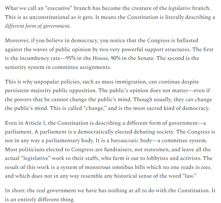 AuronMacintyre's tweet photo. From Curtis Yarvin's essay where he predicted that Congress would stop Elon Musk's DOGE reforms https://t.co/sY3EwNS5Hd