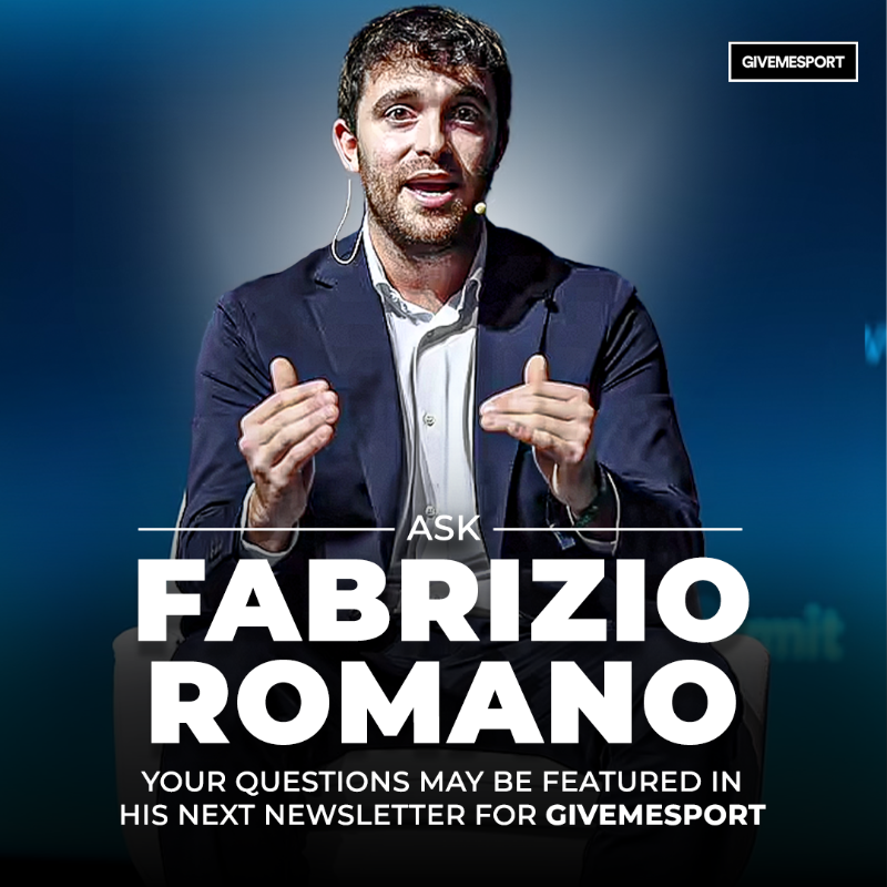 GiveMeSport's tweet photo. The January transfer window opens in 𝐮𝐧𝐝𝐞𝐫 two weeks 👀🔄

Got a question for @FabrizioRomano? Ask in the link below and you may feature in his next @GiveMeSport newsletter! 👇