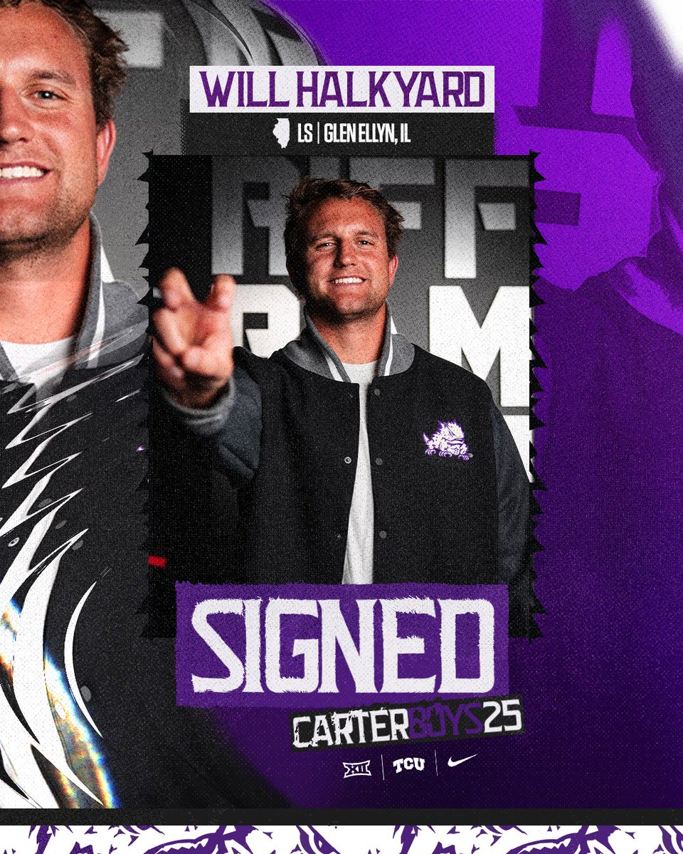 Welcome to Funkytown, <a href="/Will_Halkyard/">Will Halkyard</a>!

#GoFrogs | #BleedPurple