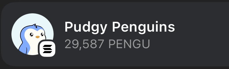 Geo_defi's tweet photo. Just finished claiming my $PENGU !
Thank you @pudgypenguins
You’re the penguin kings team !
#SolanaAirdrop #OGuser #SOL #PENGU #AIRDROP https://t.co/7w8pmHD9Io