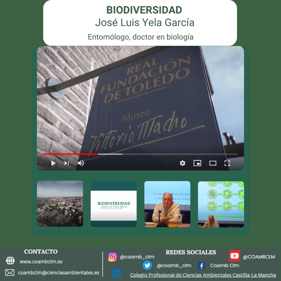 Píldora informativa sobre Biodiversidad, por José Luis Yela García, entomólogo, doctor en biología.

youtube.com/watch?v=oMlO6L…