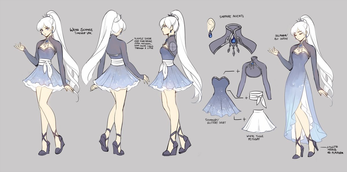 OfficialRWBY's tweet photo. Celebrating the winter season the right way, by sharing concept art of our favorite Ice Queen from over the years 🤍❄️ https://t.co/OvFDojO30W