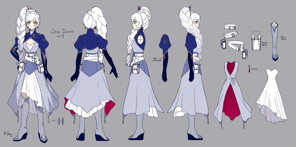 OfficialRWBY's tweet photo. Celebrating the winter season the right way, by sharing concept art of our favorite Ice Queen from over the years 🤍❄️ https://t.co/OvFDojO30W