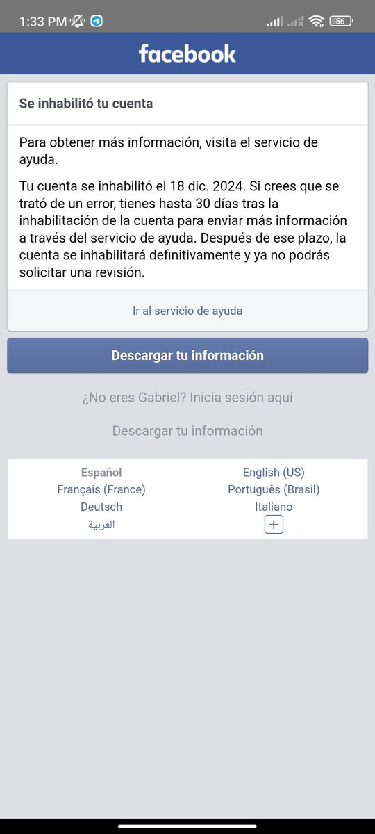 Gab0_Garcia's tweet photo. Nombe @MarkZuckss solucioname esa vuelta como voy a quedar sin    @WhatsApp, @facebook e @instagram 

#WhatsApp #instagram https://t.co/bZADFcJmmV