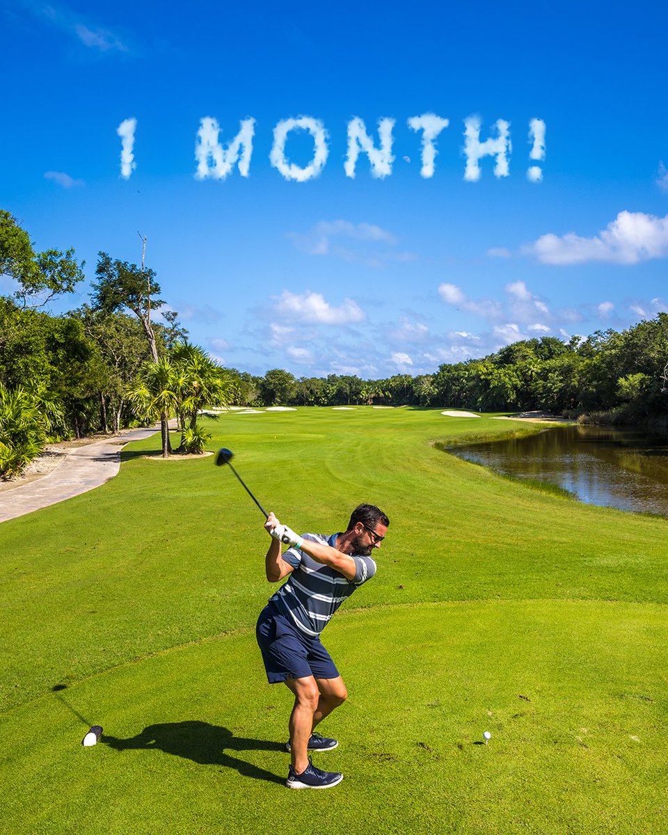1 more month until we're back in paradise ☀️
