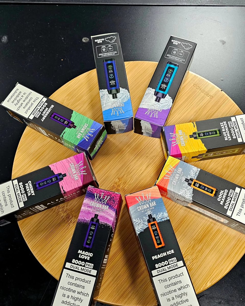 thehookah's tweet photo. Haven't tried out the new Al fakher Crown Bar? Then what are you waiting for! The shisha flavors you love are in portable vape form, very big clouds and amazing flavors. Come check us out for all your shisha needs!
https://t.co/WXri7fcTMO...
#hookah #hookahs #shisha #alfakher https://t.co/bEdv3SVSL9