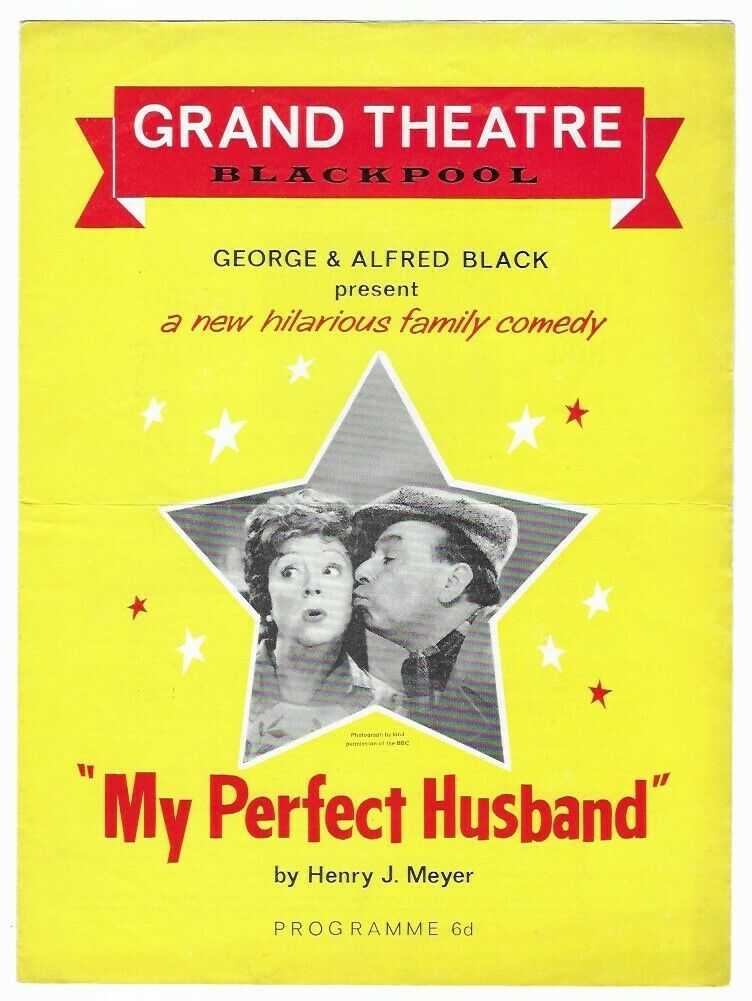 60 years ago tonight, the play My Perfect Husband opened at <a href="/Grand_Theatre/">Blackpool Grand Theatre 🦋</a>, starring Thora Hird and Freddie Frinton. Then aged 21, Marti played their daughter in the play, which was broadcast on BBC Television a week later.