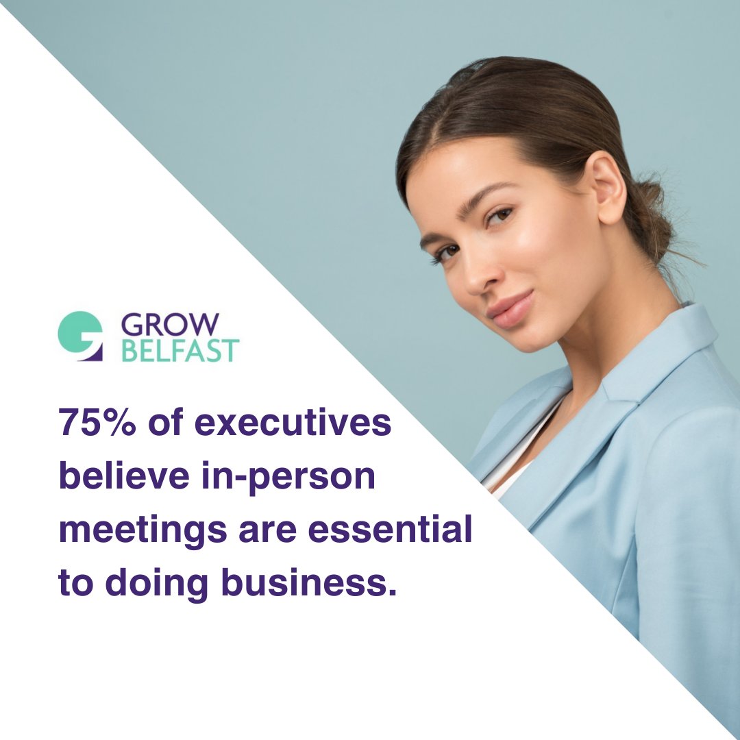 BelfastGrow's tweet photo. Customer meetings in person reveal truths that emails never will. 75% of executives believe in-person meetings are essential to doing business. #CustomerLoyalty #BuildingTrust #BusinessRelationships #HumanConnection #CustomerTrust #GrowBelfast https://t.co/VF7fgcDzyM