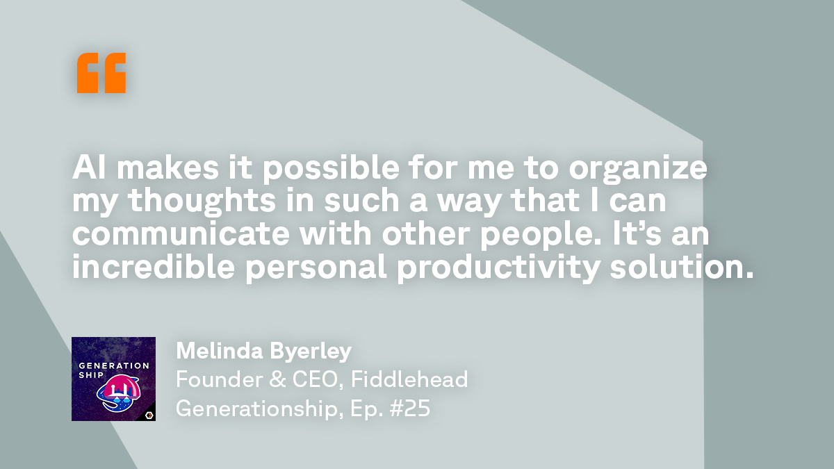 heavybit's tweet image. Marketing analytics shouldn’t be a luxury for the few. In episode 25 of #Generationship, Melinda Byerley (@MJB_SF) shares her vision for democratizing AI and how it’s transforming the marketing industry. Listen now! hubs.ly/Q02ZgjxS0